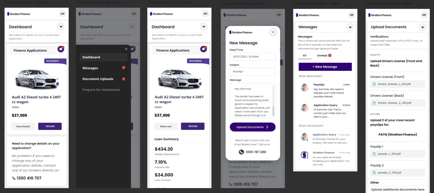 Stratton broker dashboard and document upload tool
